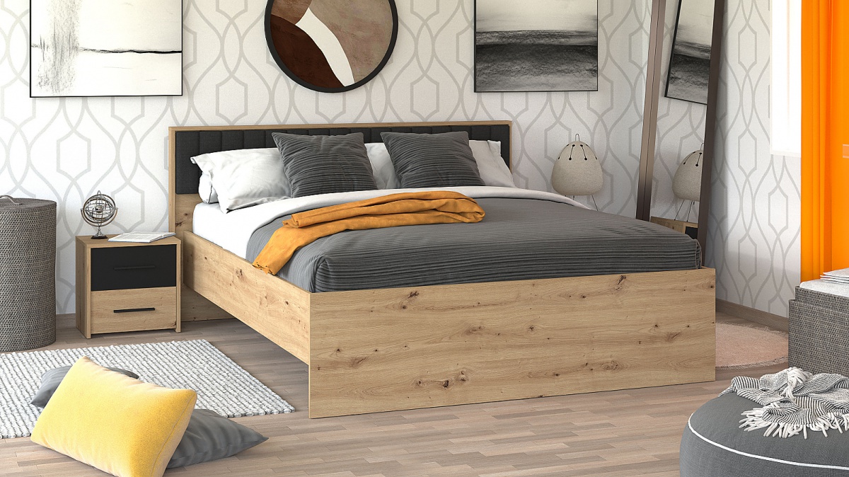 Nočný stolík geralt - dub artisan/čierna.

 

Praktický nočný stolík je v každej spálni či študentskej izbe absolútnou nevyhnutnosťou.

 

Rozmery nočného stolíka Geralt sú 42x42x33cm (š, v, h).

 

Všetky produkty z kolekcie Geralt nájdete nižšie v súvisiacich produktoch.