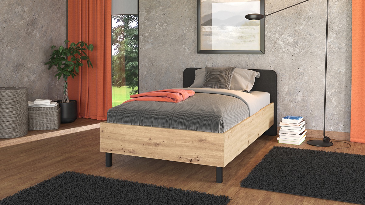 Posteľ 120x200 matilda - dub artisan/čierne nohy.

 

Rozmery postele 120x200 Matilda sú 131x85,5x213cm (š, v, h).

 

Všetky produkty z kolekcie Matilda a vhodné matrace pre túto posteľ nájdete nižšie v súvisiacich produktoch.