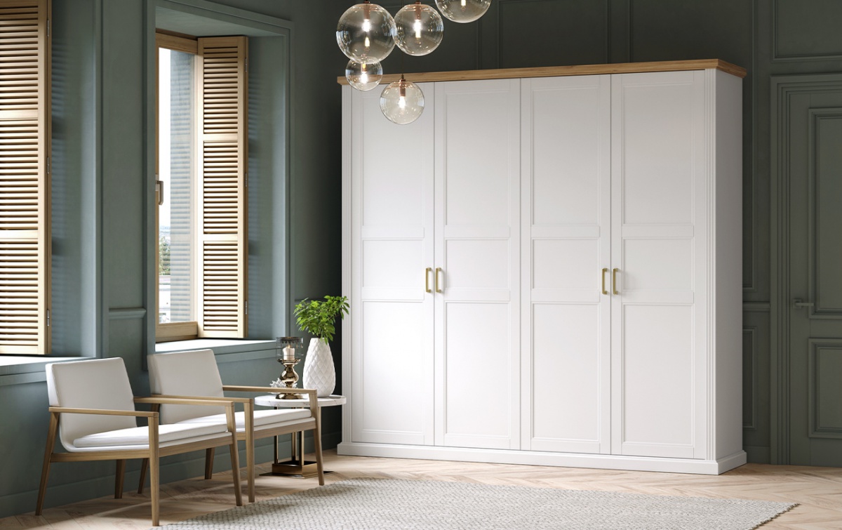 Spálňa 180 artis - biela/orech pacific.

 

Súčasťou balenia je aj doskový rošt.

 

Spálňa 180 Artis sa skladá z týchto produktov:


	Manželská posteľ 180x200 Artis - biela - 202x100x222cm (š, v, h)
	2x nočný stolík Artis – biela – 62x52x43cm (š, v, h)
	Štvordverová šatníková skriňa Artis - biela - 236x227x59cm (š, v, h)
	Kombinovaná komoda Artis - biela - 138x91x48cm (š, v, h)
	2x šuplík pod posteľ Artis - biela - 188x20x72cm (š, v, h).



Všetky produkty patriace do kolekcie Artis nájdete nižšie v súvisiacich produktoch.