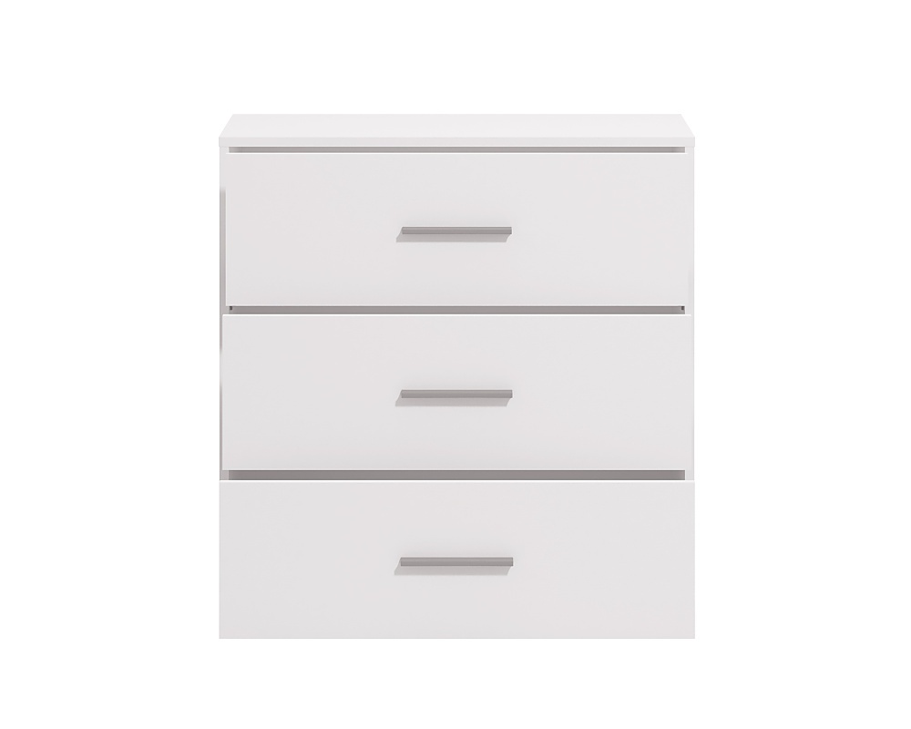 Komoda 3z joel - biela.

 

Komoda je opatrená širokými a hlbokými zásuvkami.

 

Rozmery komody 3Z Joel sú 80,5x80,5x33cm (š, v, h).

 

Všetky produkty z kolekcie Joel nájdete nižšie v súvisiacich produktoch.