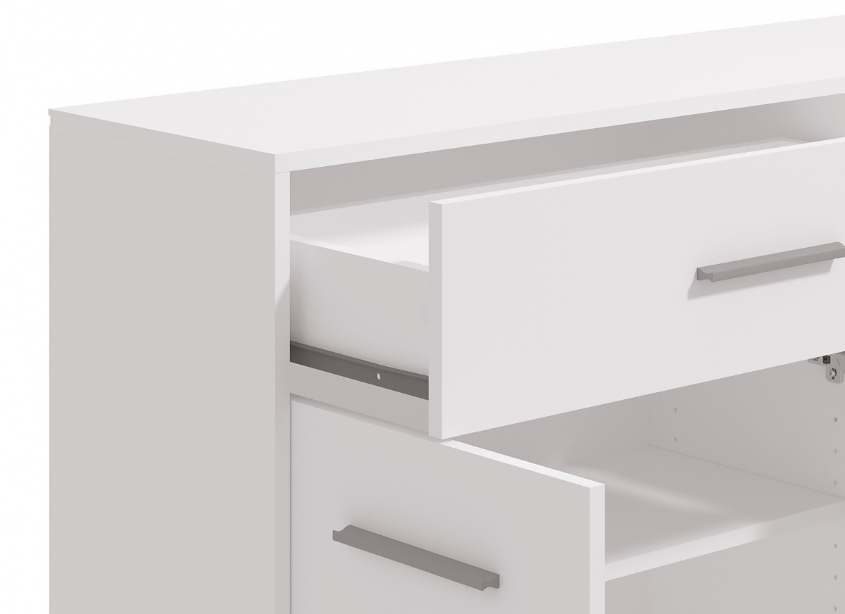 Komoda 3d+1z joel - biela.

 

Komoda je opatrená dvierkami za ktorými sa skrývajú priehradky a širokou zásuvkou.


 
Rozmery komody 3D+1Z Joel sú 119x80,5x33cm (š, v, h).


 
Všetky produkty z kolekcie Joel nájdete nižšie v súvisiacich produktoch.