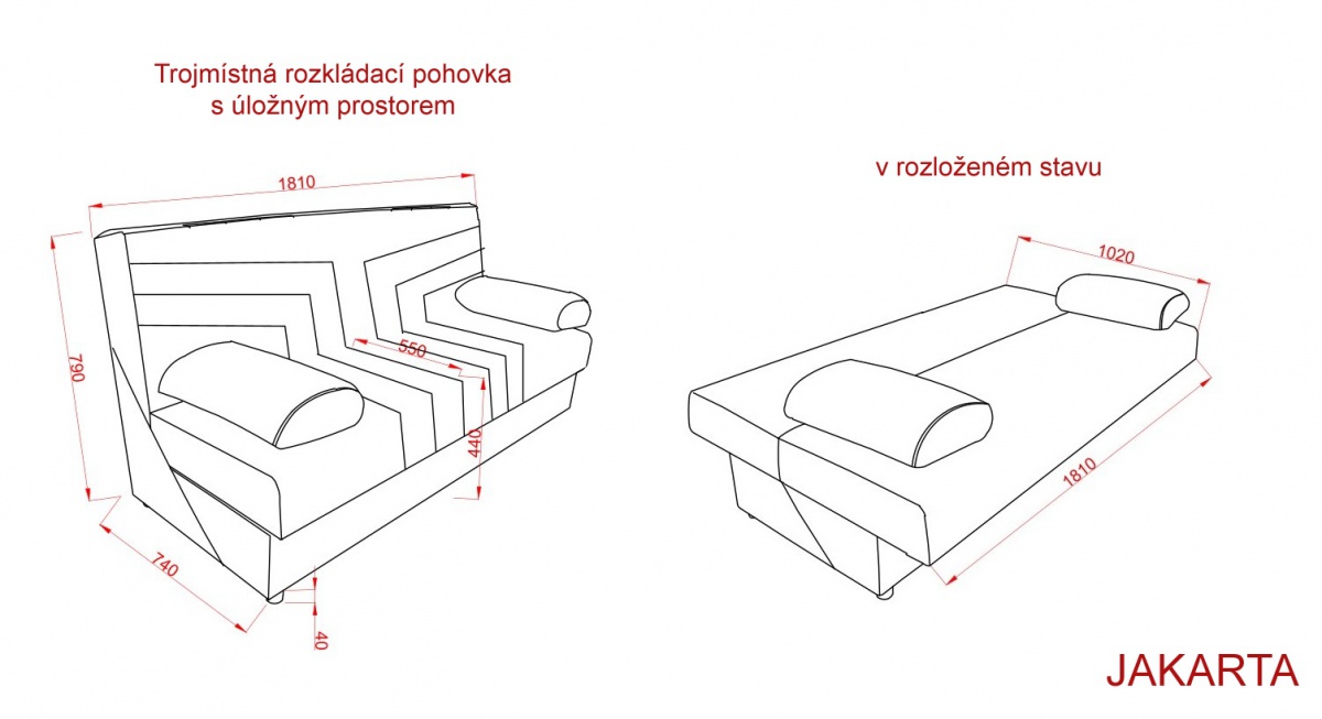 Trojmiestna rozkladacia pohovka s úložným priestorom jakarta - béžová.

 

Kostra pohovky je vyrobená z vysoko kvalitného lamina a kovu, zatiaľ čo polstrovanie je tvorené zo 70% bonellovými pružinami a 30% penou hustoty 18.

 

Rozmery trojmiestnej rozkladacej pohovky s úložným priestorom Jakarta sú 181x79x74cm (š, v, h).

 

Ďalšie sedacie pohovky a súpravy od rovnakého výrobcu nájdete nižšie v súvisiacich produktoch.


Farba na fotografii sa môže ľahko líšiť oproti reálnemu výrobku. Príčinou môže byť zobrazovanie farieb monitora či rôzne nasvietenie výrobkov pri fotení.