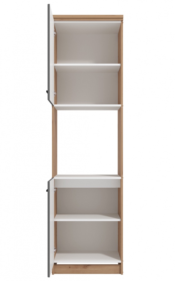 Potravinová víceúčelová skříňka lotta - dub artisan/šedá.

 

Potravinová viacúčelová skrinka do kuchyne, ako už jej názov napovedá, ponúka možnosť využitia ako špajza alebo aj skriňa na vloženie vstavanej rúry. Stačí iba nepripevniť prostredné dvierka a prostrednú časť chrbta a je možné nainštalovať rúru.

Skrinku je možné dokopmletovať ku kuchynským prvkom z rovnomennej kolekcie.

 

 

Rozmery potravinovej viacúčelovej skrinky Lotta sú 60x218,5x57,5cm (š, v, h).

 

 

Všetky produkty z kolekcie Lotta nájdete nižšie v súvisiacich produktoch.