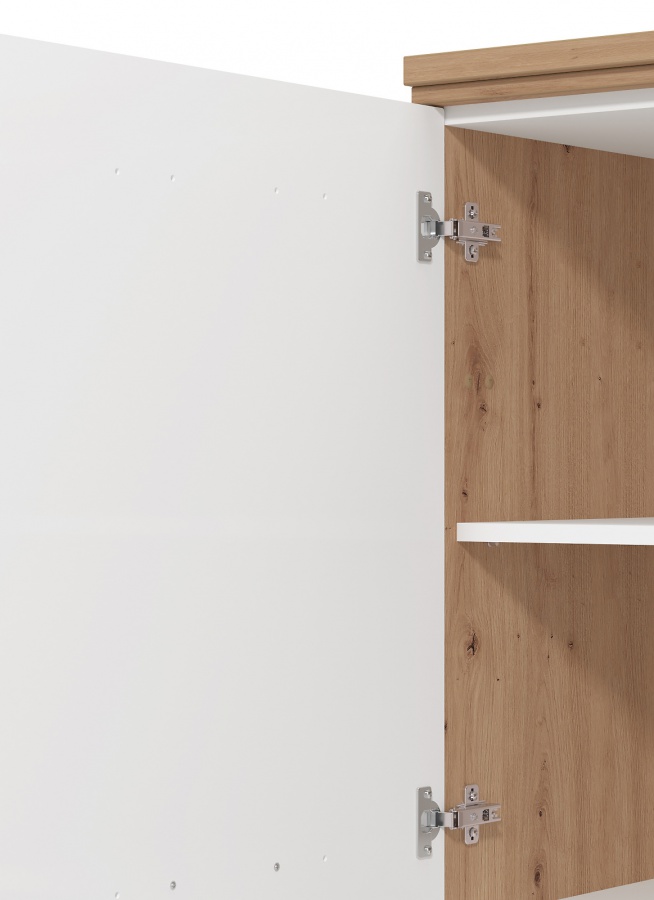 Potravinová víceúčelová skříňka lotta - dub artisan/šedá.

 

Potravinová viacúčelová skrinka do kuchyne, ako už jej názov napovedá, ponúka možnosť využitia ako špajza alebo aj skriňa na vloženie vstavanej rúry. Stačí iba nepripevniť prostredné dvierka a prostrednú časť chrbta a je možné nainštalovať rúru.

Skrinku je možné dokopmletovať ku kuchynským prvkom z rovnomennej kolekcie.

 

 

Rozmery potravinovej viacúčelovej skrinky Lotta sú 60x218,5x57,5cm (š, v, h).

 

 

Všetky produkty z kolekcie Lotta nájdete nižšie v súvisiacich produktoch.