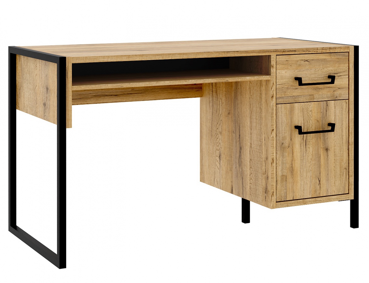 Študentský stôl shelby - dub bartex/čierna.

 

Hľadáte kúsok, ktorý Vám pomôže udržať poriadok v učebniciach, zápisníkoch či iných študijných materiáloch?

 

V čom je HDF doska lepšia ako MDF?

Výrobný proces je u HDF dosky rovnaký ako u MDF, ale HDF má podstatne vyššiu hustotu drevených vlákien.

 

Rozmery študentského stola Shelby sú 129,4x74,7x60,2cm (š, v, h).

 

Všetky produkty z kolekcie Shelby nájdete nižšie v súvisiacich produktoch.