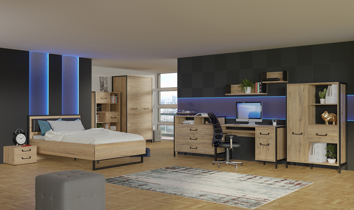 Zásuvková komoda shelby - dub bartex/čierna.

 

Okrem troch širokých a hlbokých zásuviek, určite oceníte aj dve priehradky, ktoré sa nachádzajú v hornej časti.

 

V čom je HDF doska lepšia ako MDF?

Výrobný proces je u HDF dosky rovnaký ako u MDF, ale HDF má podstatne vyššiu hustotu drevených vlákien.

 

Rozmery zásuvkovej komody Shelby sú 109,4x90,7x41,5cm (š, v, h).

 

Všetky produkty z kolekcie Shelby nájdete nižšie v súvisiacich produktoch.