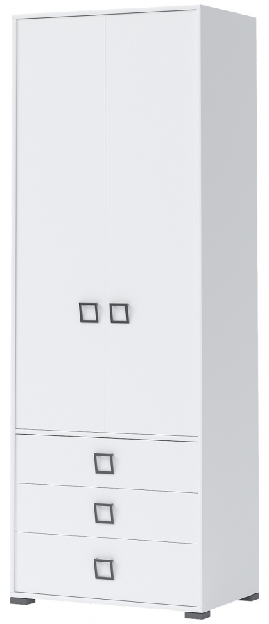 Dvojdverová kombinovaná šatníková skriňa i sloane - biela.

 

Vysoká dvojdverová šatníková skriňa perfektne padne do detských, ale aj študentských izieb.

 

Rozmery dvojdverovej kombinovanej šatníkovej skrine I Sloane sú 84x236x56cm (š, v, h).

 

Všetky produkty z kolekcie Sloane nájdete nižšie v súvisiacich produktoch.