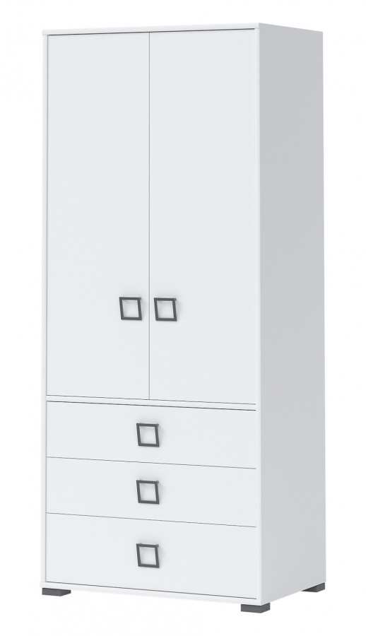 Dvojdverová kombinovaná šatníková skriňa ii sloane - biela.

 

Vysoká dvojdverová šatníková skriňa perfektne padne do detských, ale aj študentských izieb.

 

Rozmery dvojdverovej kombinovanej šatníkovej skrine II Sloane sú 84x198x56cm (š, v, h).

 

Všetky produkty z kolekcie Sloane nájdete nižšie v súvisiacich produktoch.