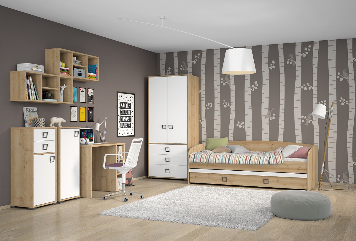 Válenda 90x200 sloane - biela.

 

Válenda v minimalistickom dizajne sa vďaka svojmu vzhľadu hodí ako pre menšie deti, tak pre študentov či do izby pre hostí.

 

Rozmery váľandy 90x200 Sloane sú 95x75x205cm (š, v, h).

 

Všetky produkty z kolekcie Sloane a vhodné matrace nájdete nižšie v súvisiacich produktoch.