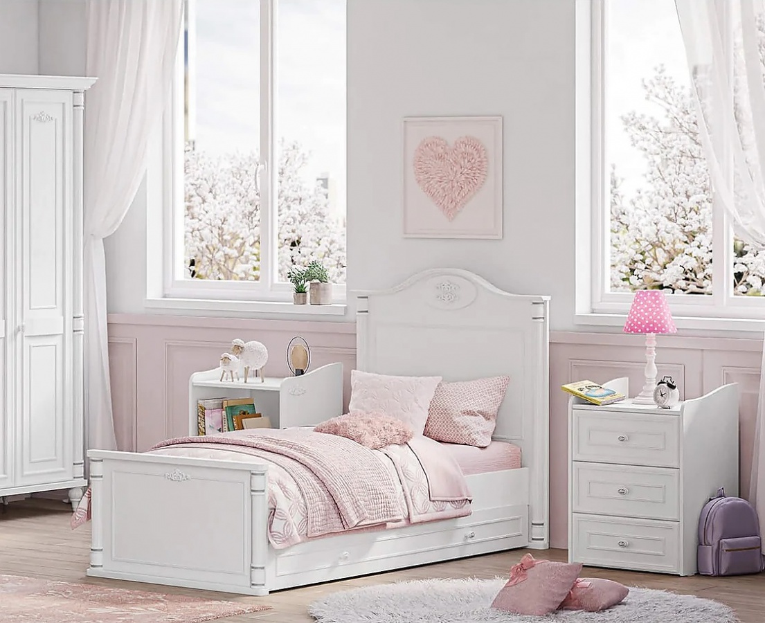 Detská rastúca postieľka carmen s prebaľovacím pultom - biela.

 

Rastúce detská postieľka nájde využitie hlavne v malých izbách.

 

Ako ide čas a bábätko rastie, rastú aj jeho nároky na rozmer ložnej plochy, úložné priestory a podobne.

 

Matrace nie sú súčasťou detskej postieľky Carmen a vhodné typy v rozmere 80x177 cm nájdete nižšie v súvisiacich produktoch.