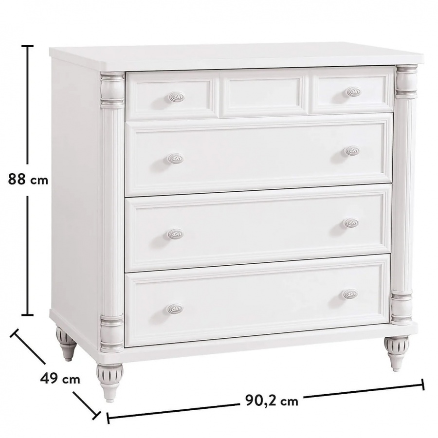 Zásuvková komoda carmen - biela.

 

Zásuvková komoda Carmen je vyrobená z kvalitného lamina.

 

Všetok nábytok patriaci do kolekcie Carmen nájdete nižšie v súvisiacich produktoch.