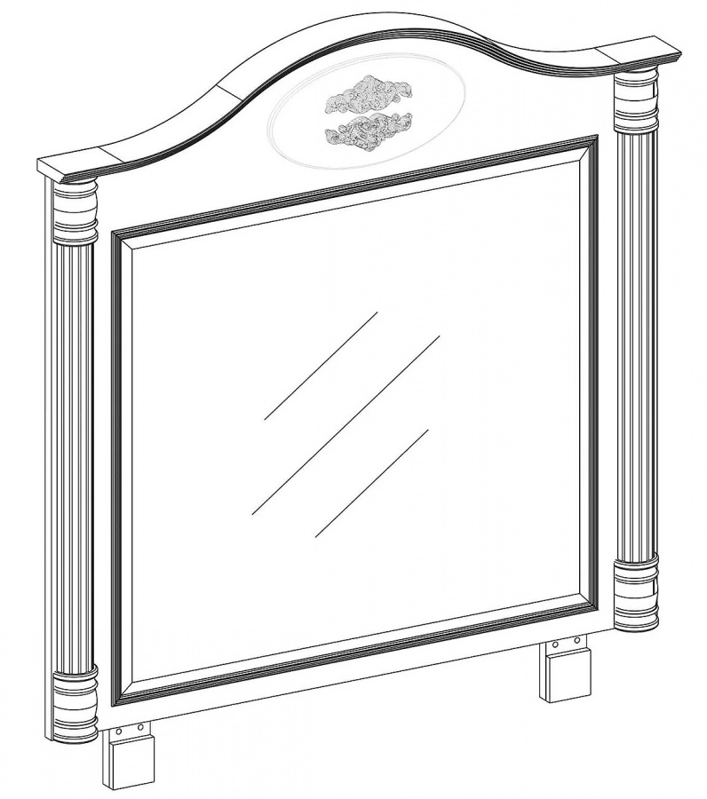 Zrkadlo ku komode carmen - biela.

 

Zrkadlo je v rustikálnom duchu, v bielej farbe.

 

Všetok nábytok patriaci do kolekcie Carmen nájdete nižšie v súvisiacich produktoch