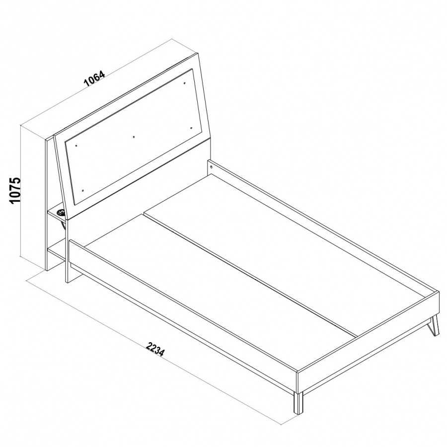 Študentská posteľ 100x200 thor - béžová/šedá/čierna.

 

Na čele postele sa nachádza textilné čalúnenie s 2 dekoratívnymi pruhmi v škoricovej farbe.

 

Študentská posteľ 100x200 Thor je vyrobená z lamina 1.

 

Rozmery študentskej postele 100x200 Thor sú 107x108x224cm (š, v, h).

 

Všetky produkty z kolekcie Thor a vhodné matrace pre túto posteľ nájdete nižšie v súvisiacich produktoch.