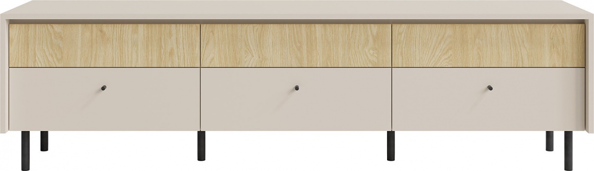 Tv stolík 180 zayda - béžová/dub pieskový.

 

Praktický TV stolík je základom každej správne zariadenej obývacej izby.

 

Rozmery TV stolíka 180 Zayda sú 183,4x51,5x42cm (š, v, h).

 

Všetky produkty z kolekcie Zayda nájdete nižšie v súvisiacich produktoch.