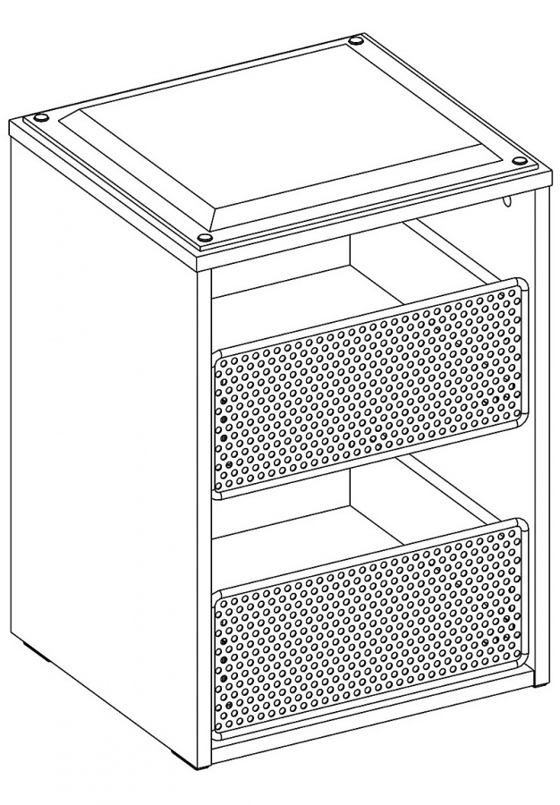 Kontajner do šatníkovej skrine nebula - čierna/sivá.

 

Čelá zásuviek sú zdobená čiernym dierovaným plechom, čo prispieva nielen k lepšiemu vetraniu uložených predmetov, ale zároveň je to veľmi pekné.

 

Rozmery kontajnera do šatníkovej skrine Nebula sú 40x57x38cm (š, v, h).

 

Všetok nábytok patriaci do kolekcie Nebula nájdete nižšie v súvisiacich produktoch.