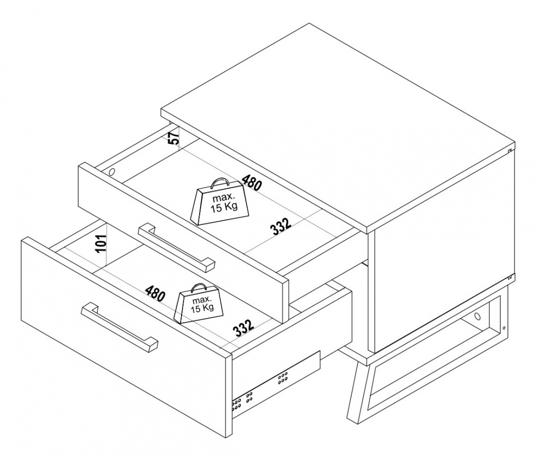 Nočný stolík so šuplíkmi falko - dub rebap/bronz.

 

V žiadnej spálni by rozhodne nemal chýbať nočný stolík.

 

Nočný stolík so šuplíkmi Falko je vyrobený z lamina 1.

 

Rozmery nočného stolíka so šuplíkmi Falko sú 57x46x41cm (š, v, h).

 

Všetky produkty z kolekcie Falko nájdete nižšie v súvisiacich produktoch.