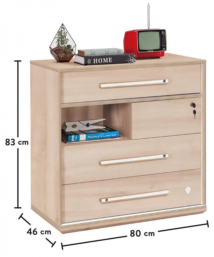 Zásuvková komoda veronica - dub svetlý/biela.

 

Rozmery zásuvkové komody Veronica sú 80x83x46cm (š, v, h)

 

Všetok nábytok patriaci do kolekcie Veronica nájdete nižšie v súvisiacich produktoch.