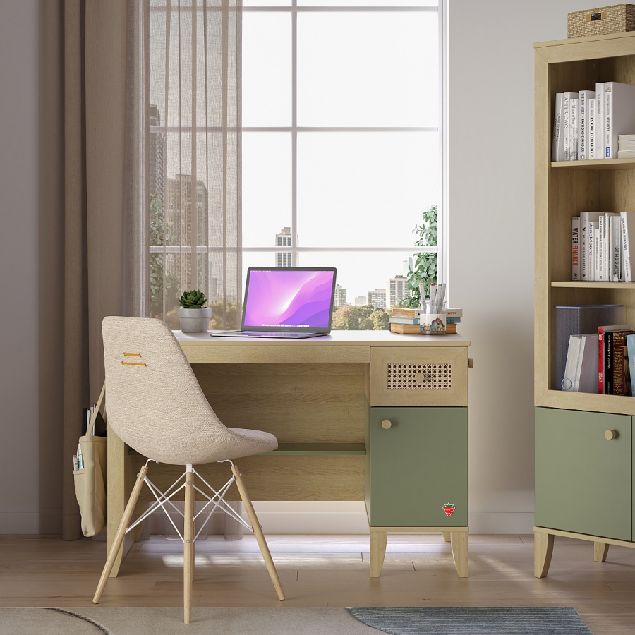 Študentský stôl habitat - dub/zelená.

 

Je skvelé, keď študentský stôl vyzerá štýlovo, ale keď je navyše aj praktický, tak to je úplná výhra v lotérii.

 

Rozmery študentského stola Habitat sú 115x75x60cm (š, v, h).

 

Všetky produkty z kolekcie Habitat nájdete nižšie v súvisiacich produktoch.