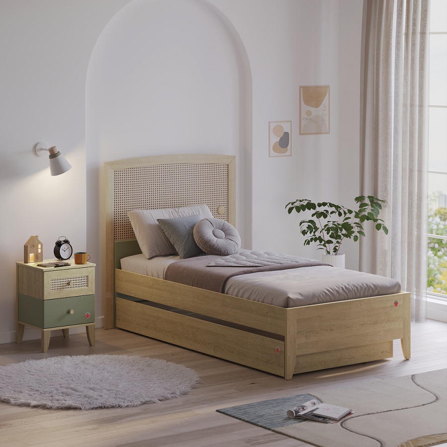 Zásuvka pod posteľ habitat - dub.

 

Zásuvka môže byť použitá ako pohodlná prístelka, kedy má maximálnu nosnosť 130kg.

 

Rozmery zásuvky pod posteľ Habitat sú 198x23x94cm (š, v, h).

 

Všetky produkty z kolekcie Habitat nájdete nižšie v súvisiacich produktoch.