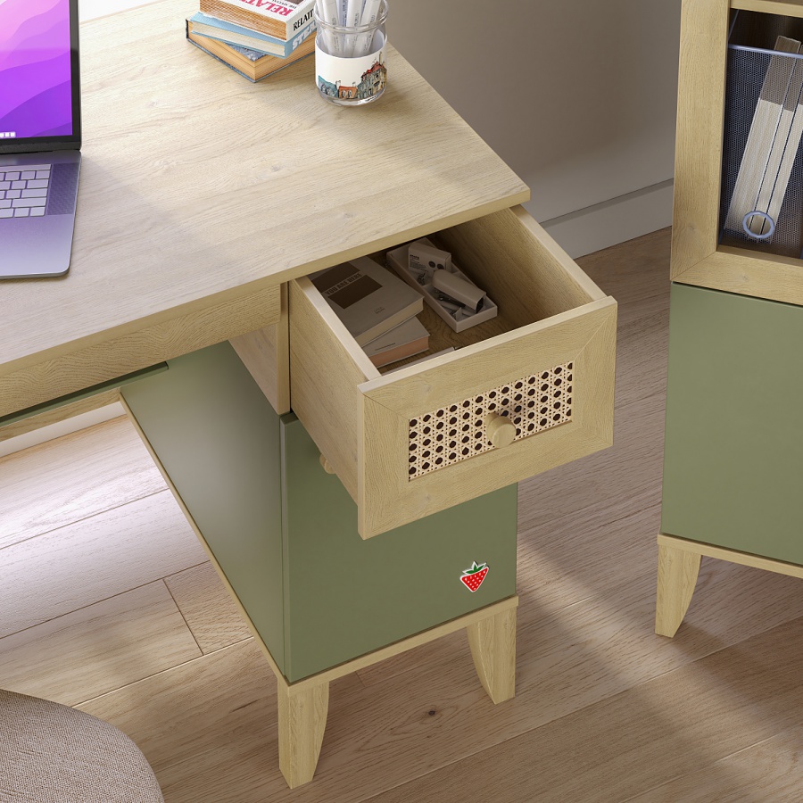 Študentský stôl s veľkým nadstavcom habitat - dub/zelená.

 

Je skvelé, keď študentský stôl vyzerá štýlovo, ale keď je navyše aj praktický, tak to je úplná výhra v lotérii.

 

A ako múdro rozšíriť pracovnú plochu?

 

Rozmery študentského stola s veľkým nástavcom Habitat sú 115x173,5x60cm (š, v, h).

 

Všetky produkty z kolekcie Habitat nájdete nižšie v súvisiacich produktoch.