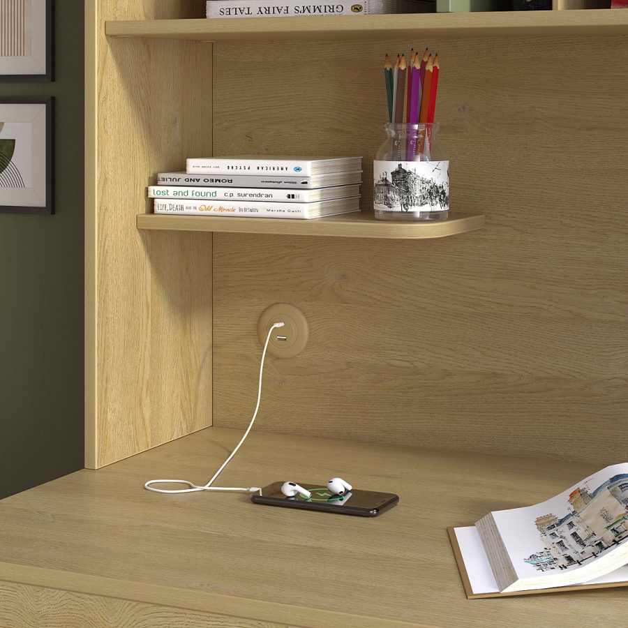 Študentský stôl s veľkým nadstavcom habitat - dub/zelená.

 

Je skvelé, keď študentský stôl vyzerá štýlovo, ale keď je navyše aj praktický, tak to je úplná výhra v lotérii.

 

A ako múdro rozšíriť pracovnú plochu?

 

Rozmery študentského stola s veľkým nástavcom Habitat sú 115x173,5x60cm (š, v, h).

 

Všetky produkty z kolekcie Habitat nájdete nižšie v súvisiacich produktoch.