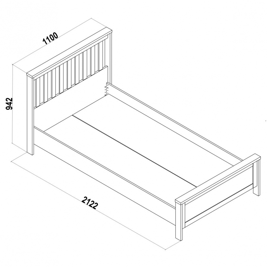 Posteľ 100x200 paxton - biela.

 

Nábytok Paxton ctí čisté línie, variabilitu a ľahko ho skombinujete s vybavením, ktoré už doma máte.

 

Posteľ Paxton 100x200 je na prvý pohľad subtílna, zároveň ale spĺňa nároky na kvalitný spánok.

 

Rozmery postele 100x200 Paxton sú 110x95x213 cm (š, v, h).

 

Posteľ Paxton je vyrobená z lamina 1.
