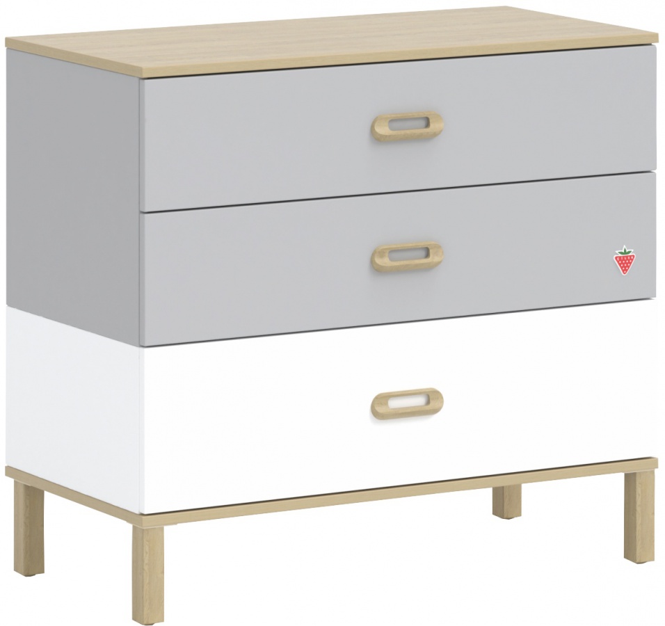 Detská izba simba - šedá/biela/dub.

 

Detská komoda Simba zaujme štýlovým a jednoduchým dizajnom, ktorý utvára príjemná kombinácia šedej a bielej farby a tiež jemné použitie dekoru duba.

 

Ku komode patrí prebaľovací pult 2v1, u ktorého bolo pamätané na praktické využitie aj potom, čo dieťa odrastie plienkam.

 

Rastúca postieľka Simba bude vaše dieťa sprevádzať pokiaľ nevyrastie.

 

Trojdverová šatníková skriňa Simba dopraje vášmu dieťaťu bezchybné, bohaté priestory na oblečenie, obuv aj na rôzne doplnky, ako sú deky či lôžkoviny.

 

Detská izba sa skladá z týchto prvkov:


	Prebaľovací pult 2v1 Habitat - 82x9x64,5cm (š, v, h)
	Šatníková skriňa 3D Simba - 137,5x201x52,5cm (š, v, h)
	Nástenná polica Simba - 70x35x20cm (š, v, h)
	Šuplíková komoda Simba - 88x80x44cm (š, v, h)
	Detská rastúca postieľka 80x180 Simba - 87x109x187cm (š, v, h)


 

Všetky produkty z kolekcie Simba nájdete nižšie v súvisiacich produktoch.