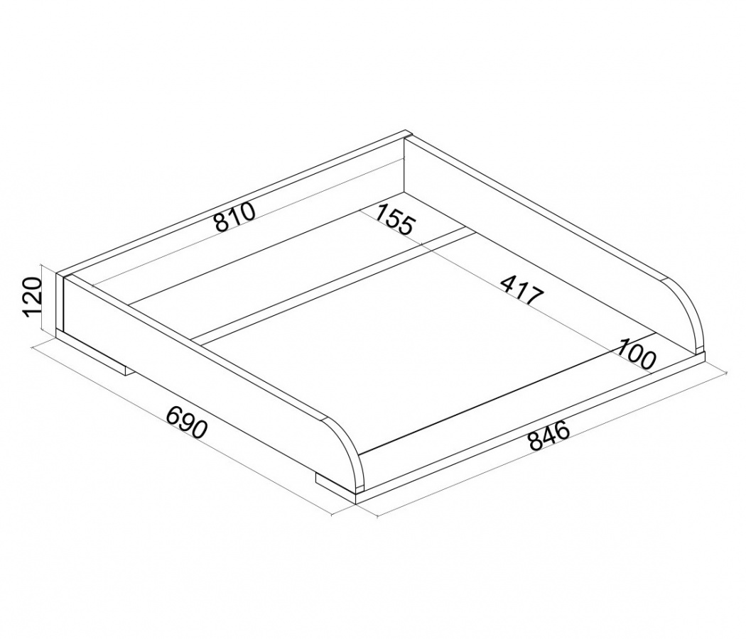 Komoda s prebaľovacím pultom boom - biela/šedá.

 

Komoda je opatrená troma hlbokými zásuvkami do ktorých môžete uložiť ako drobné oblečenie, tak kozmetiku pre bábätko či iné nevyhnutnosti, ktoré každé dieťa potrebuje.

 

 

 

Komoda s prebaľovacím pultom sa skladá z týchto prvkov:


	Zásuvková komoda Boom - 84,4x83x41,3cm (š, v, h)
	Prebaľovací pult Boom - 84,6x12x69cm (š, v, h)


 

Všetky produkty z kolekcie Boom nájdete nižšie v súvisiacich produktoch.