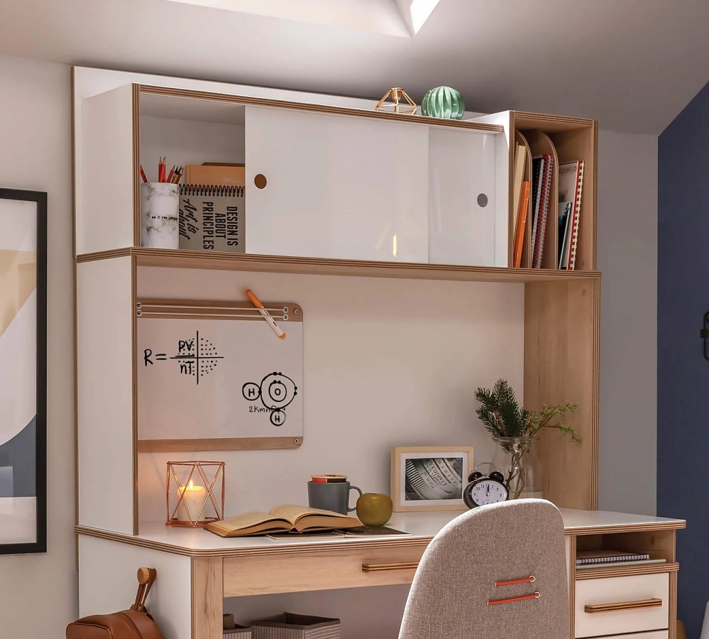 Nástavec k písaciemu stolu dylan - biela/dub svetlý.

 

Príjemne prekvapí jednoduchá inštalácia, ktorú zvládne naozaj každý.

 

Rozmery nástavce k písaciemu stolu Dylan sú 118x104x29cm (š, v, h).

 

Všetok nábytok patriaci do kolekcie Dylan nájdete nižšie v súvisiacich produktoch.