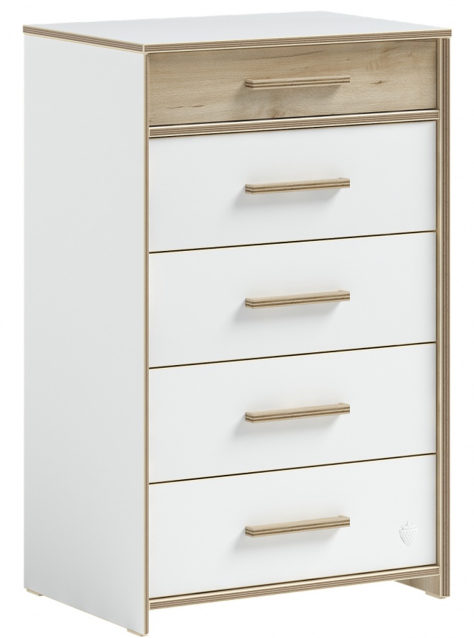 Zásuvková komoda dylan - biela/dub svetlý.

 

Jemný biely dizajn v kombinácii s dekorom dubového dreva si získa obdiv ako dievčat, tak chlapcov.

Nosnosť každej zo zásuviek je 30kg.

 

Rozmery zásuvkové komody Dylan sú 63x102x46cm (š, v, h).

 

Všetok nábytok patriaci do kolekcie Dylan nájdete nižšie v súvisiacich produktoch.