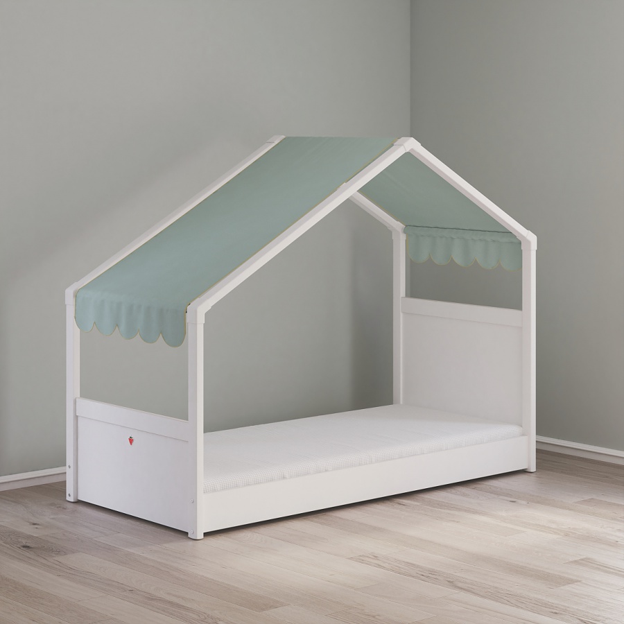 Domčeková posteľ so strieškou fairy i - biela/zelená.

 

Bežná domčeková posteľ získa oveľa zábavnejší a originálnejší vzhľad so strieškou v zelenej farbe.

 

Posteľ je možné doplniť príslušenstvom z radu Fairy, napríklad zábranou, vankúšom na posteľ alebo organizačným boxom.

 

 

Rozmery domčekovej postele so strieškou Fairy I sú 97,5x165x208,5cm (š, v, h).

 

 

Všetky výrobky z kolekcie Fairy a vhodné matrace nájdete nižšie v súvisiacich produktoch.