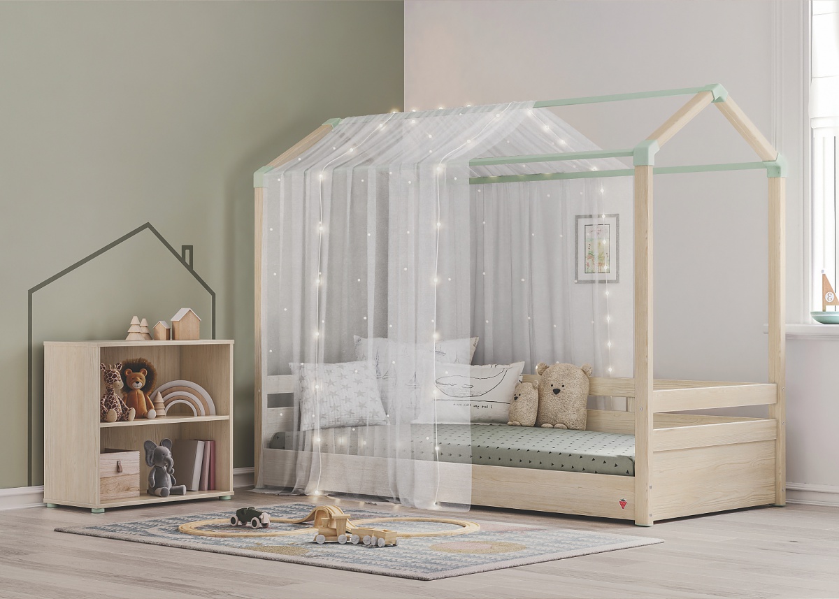 Domčeková posteľ fairy ii - dub svetlý.

 

Posteľ je možné doplniť príslušenstvom z radu Fairy, napríklad strieškou, ktorú nájdete v troch farebných prevedeniach, zábranou, vankúšom na posteľ alebo organizačným boxom.

 


Rozmery domčekovej postele Fairy II sú 95,3x167,5x213cm (š, v, h).

 


Všetky výrobky z kolekcie Fairy nájdete nižšie v súvisiacich produktoch.