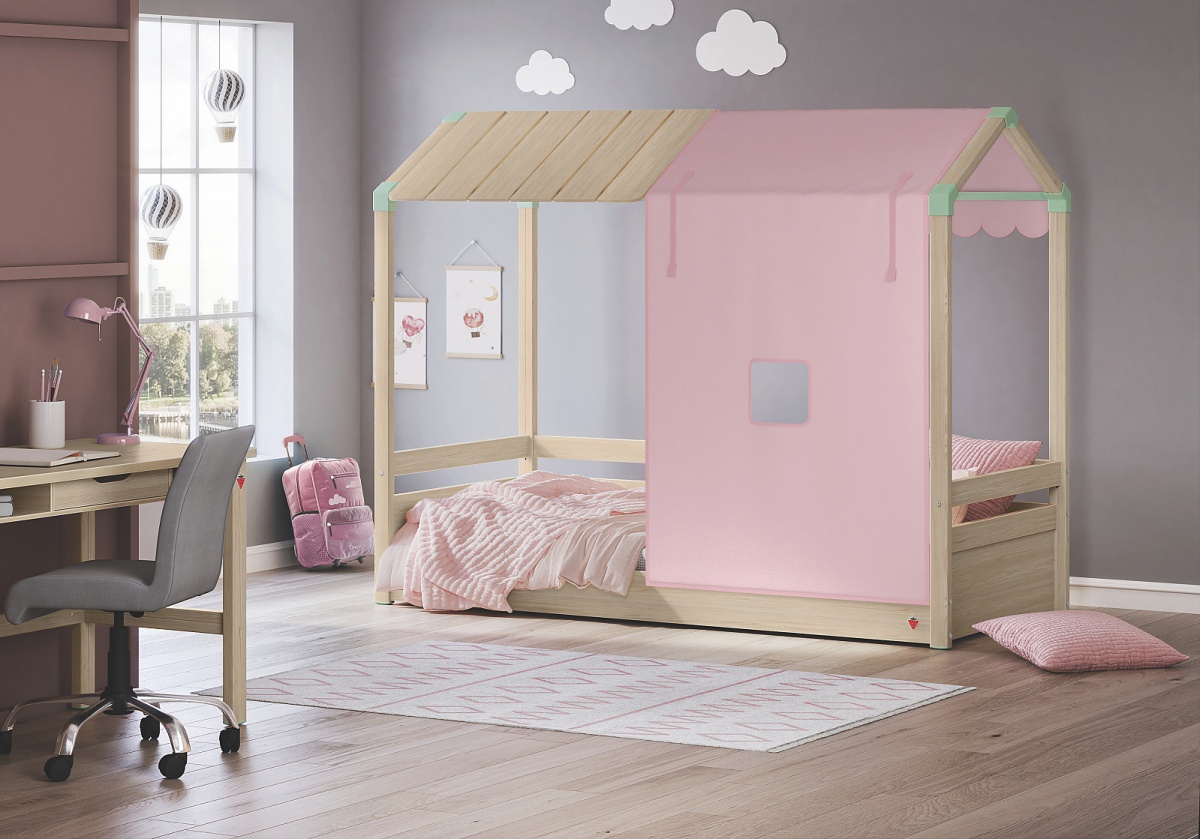 Domčeková posteľ fairy ii - dub svetlý.

 

Posteľ je možné doplniť príslušenstvom z radu Fairy, napríklad strieškou, ktorú nájdete v troch farebných prevedeniach, zábranou, vankúšom na posteľ alebo organizačným boxom.

 


Rozmery domčekovej postele Fairy II sú 95,3x167,5x213cm (š, v, h).

 


Všetky výrobky z kolekcie Fairy nájdete nižšie v súvisiacich produktoch.