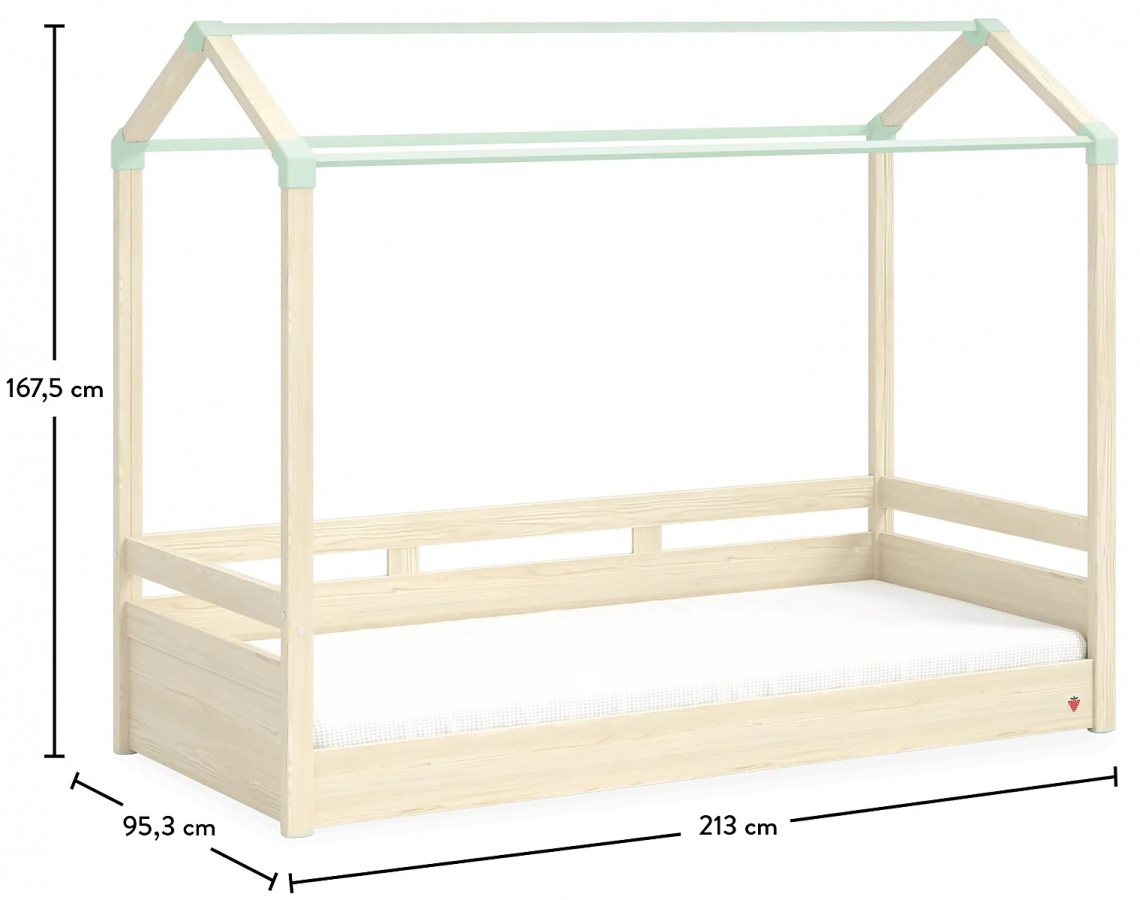 Domčeková posteľ fairy ii - dub svetlý.

 

Posteľ je možné doplniť príslušenstvom z radu Fairy, napríklad strieškou, ktorú nájdete v troch farebných prevedeniach, zábranou, vankúšom na posteľ alebo organizačným boxom.

 


Rozmery domčekovej postele Fairy II sú 95,3x167,5x213cm (š, v, h).

 


Všetky výrobky z kolekcie Fairy nájdete nižšie v súvisiacich produktoch.