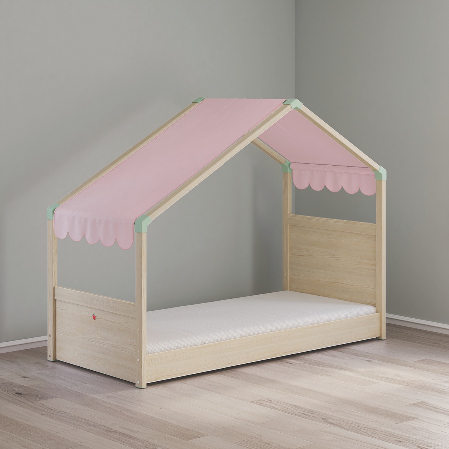 Domčeková posteľ so strieškou fairy i - dub svetlý/ružová.

 

Bežná domčeková posteľ získa oveľa zábavnejší a originálnejší vzhľad so strieškou v ružovej farbe.

 

Posteľ je možné doplniť príslušenstvom z radu Fairy, napríklad zábranou, vankúšom na posteľ alebo organizačným boxom.

 

 

Rozmery domčekovej postele so strieškou Fairy I sú 97,5x165x208,5cm (š, v, h).

 

 

Všetky výrobky z kolekcie Fairy a vhodné matrace nájdete nižšie v súvisiacich produktoch.