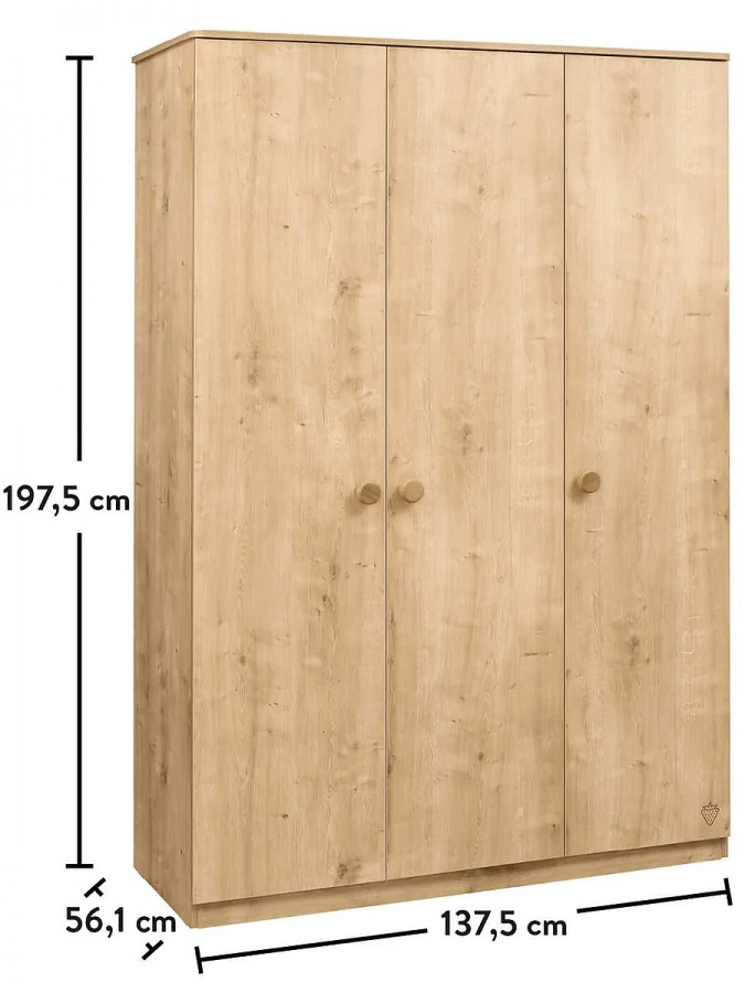 Trojdverová skriňa cody - dub svetlý.

 

Skriňa ponúka úložný priestor, do ktorého bez ťažkostí uskladníte vaše oblečenie.

 

Súčasťou balenia je istenie k uchyteniu skrine k stene.

 

Všetok nábytok patriaci do kolekcie Cody nájdete nižšie v súvisiacich produktoch.

 

Krátka videoukážka vám priblíži kolekciu Cody.

 