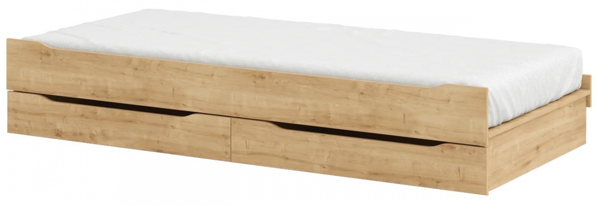 Prístelka 90x200 s úložným priestorom cody modular - dub.

 

Prístelka Modular je praktickým riešením ďalšieho lôžka, či už na stále využívanie alebo pre prípadné návštevy.

 

Rozmery prístelka 90x200 s úložným priestorom Modular sú 201x38x93cm (š, v, h).

 

Kolekcia Modular vychádza z pôvodnej kolekcie Cody, ich dekory a farby sú zhodné, a tak je možné detskú izbu doplniť kúskami nábytku z týchto pôvodných kolekcií.