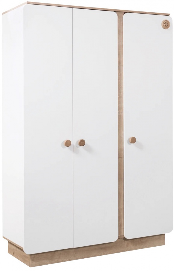 Detská trojdverová šatníková skriňa ellie - biela/dub svetlý.

 

Šatníková skriňa Ellie ponúka naozaj veľké množstvo úložného priestoru.

 

Úchytky z masívneho dreva sú skvelým doplnením skrine.

 

Všetok nábytok patriaci do kolekcie Ellie nájdete nižšie v súvisiacich produktoch.
