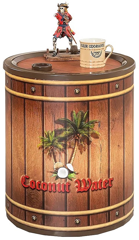 Nočný stolík v tvare suda jack - hnedá.

 

Stolík nielenže poskytuje odkladaciu plochu, ale dokonca ponúka aj úložný priestor.

 

Zbožňuje vaše dieťa hranie na pirátov?

 

Dizajn stolíka je starostlivo prepracovaný do najmenších detailov.

 

Všetok nábytok patriaci do kolekcie Jack nájdete nižšie v súvisiacich produktoch.