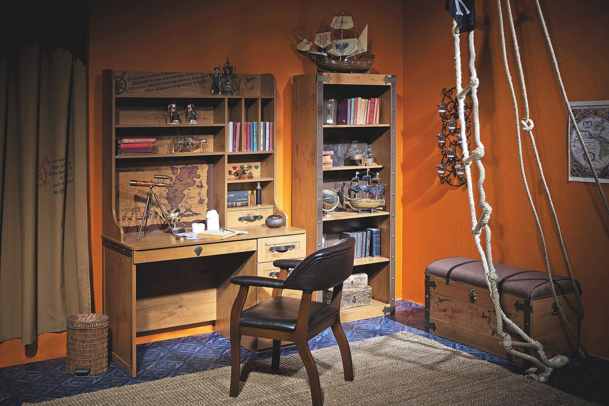 Študijný kút jack - dub lancelot.

 

Každé dieťa potrebuje miesto výhradne na učenie a rozvíjanie schopností.

 

Nestačia vám úložné a odkladacie priestory samotného písacieho stola?


 
Nenechávajte knihy literárnych velikánov váľať sa všade možne a venujte im jedinečný priestor, ktorý si zaslúži.


 

Študijný kút sa skladá z týchto prvkov:


	Detský písací stôl s nástavcom Jack - 118x182x61cm (š, v, h)
	Detská knižnica Jack - 71x183x33cm (š, v, h)


 

Všetky produkty z kolekcie Jack nájdete nižšie v súvisiacich produktoch.