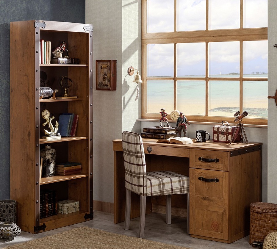 Študijný kút jack - dub lancelot.

 

Každé dieťa potrebuje miesto výhradne na učenie a rozvíjanie schopností.

 

Nestačia vám úložné a odkladacie priestory samotného písacieho stola?


 
Nenechávajte knihy literárnych velikánov váľať sa všade možne a venujte im jedinečný priestor, ktorý si zaslúži.


 

Študijný kút sa skladá z týchto prvkov:


	Detský písací stôl s nástavcom Jack - 118x182x61cm (š, v, h)
	Detská knižnica Jack - 71x183x33cm (š, v, h)


 

Všetky produkty z kolekcie Jack nájdete nižšie v súvisiacich produktoch.