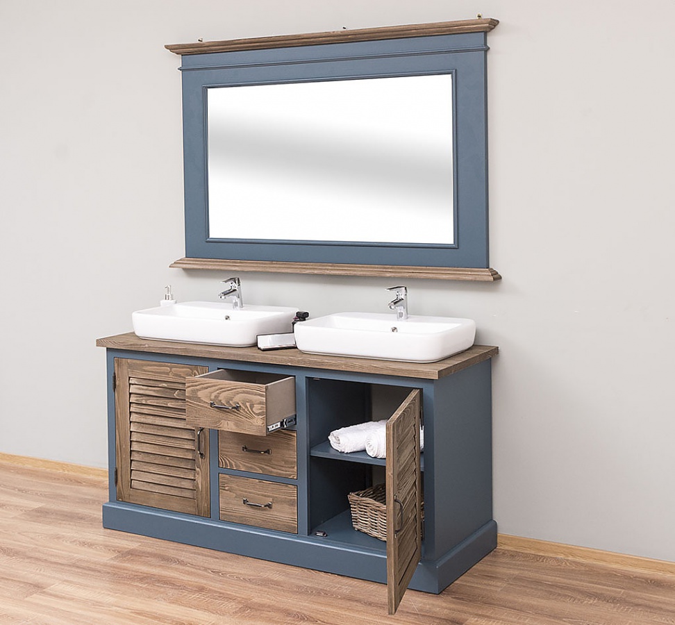 Kúpeľňová skrinka pre 2 umývadlá damiano 665 - modrá/hnedá.

 

Priestranná kúpeľňová skrinka bola navrhnutá s ohľadom na potreby modernej domácnosti.

 

Povrch skrinky je ošetrený farebným náterom v odtieni P051.

 

Investícia, ktorá sa oplatí nielen pre Váš úplný komfort, ale aj celkovú atmosféru domova.

 

Rozmery kúpeľňovej skrinky pre 2 umývadlá Damiano 665 sú 150x75x51cm (š, v, h).

 

Pre kompletnú ponuku masívneho nábytku od tohto výrobcu kliknite TU.

 

Farba na fotografii sa môže ľahko líšiť oproti reálnemu výrobku. Príčinou môže byť zobrazovanie farieb monitora či rôzne nasvietenie výrobkov pri fotení.




Z dôvodu výroby masívneho nábytku na zákazku, sme nútení požadovať od zákazníka zálohu v minimálnej výške 30% z ceny nábytku.