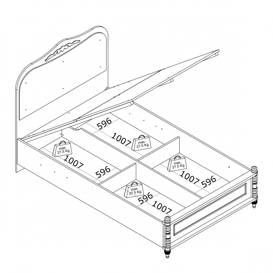 Posteľ 120x200cm s úložným priestorom luxor - biela/ružová.

 

 

Moderná posteľ Luxor poskytuje komfort na spanie vďaka rozmeru ložnej plochy 120x200cm a pevnému doskovému roštu.

 


Rozmery postele 120x200cm s úložným priestorom Luxor sú 210x125x126cm (š, v, h).

 


Všetky produkty z kolekcie Luxor a vhodné matrace nájdete nižšie v súvisiacom tovare.