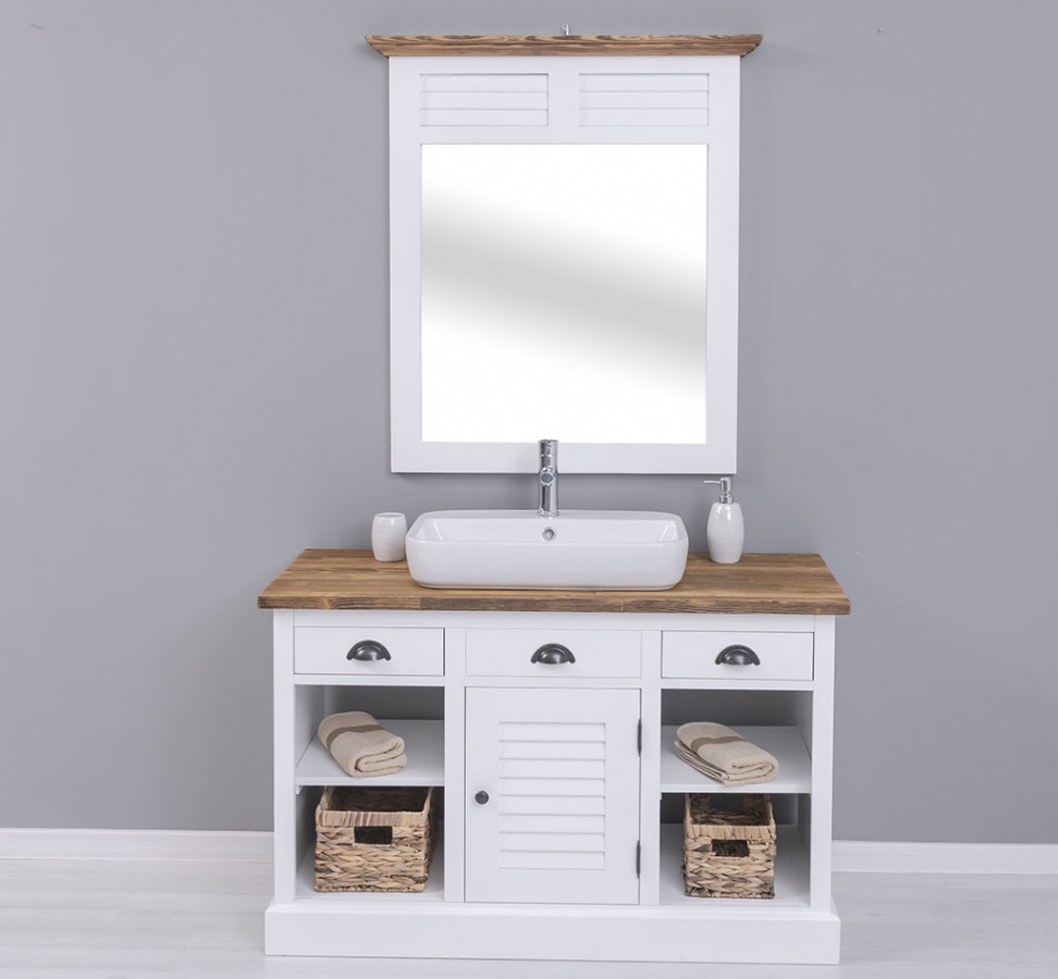 Kúpeľňová skrinka pre umývadlo lisi 666 - biela/hnedá.

 

Kúpeľňová skrinka Vás na prvý pohľad oslní svojim rustikálnym vzhľadom.

 

Povrch skrinky je ošetrený farebným náterom v odtieni P004.

 

Umývadlo, batéria či kovový výpust nie sú súčasťou a je potrebné ich zakúpiť samostatne.

 

Rozmery kúpeľňovej skrinky pre umývadlo Lisi 666 sú 120x75x51cm (š, v, h).

 

Pre kompletnú ponuku masívneho nábytku od tohto výrobcu kliknite TU.

 

Farba na fotografii sa môže ľahko líšiť oproti reálnemu výrobku. Príčinou môže byť zobrazovanie farieb monitora či rôzne nasvietenie výrobkov pri fotení.




Z dôvodu výroby masívneho nábytku na zákazku, sme nútení požadovať od zákazníka zálohu v minimálnej výške 30% z ceny nábytku.