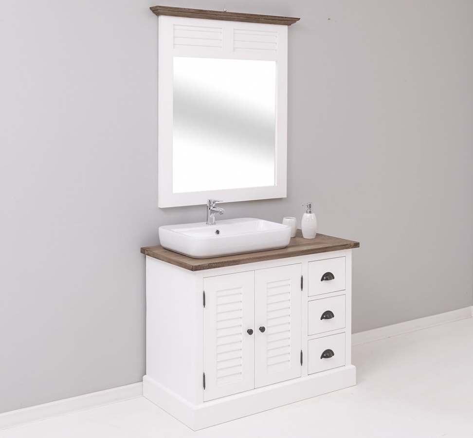 Kúpeľňová skrinka pre umývadlo lisi 668 - biela/hnedá.

 

Kúpeľňová skrinka Vás na prvý pohľad oslní svojim vzhľadom, kde sa mieša moderna s rustikálnym nádychom.

 

Povrch skrinky je ošetrený farebným náterom v odtieni P004.

 

Umývadlo, batéria či kovový výpust nie sú súčasťou a je potrebné ich zakúpiť samostatne.

 

Rozmery kúpeľňovej skrinky pre umývadlo Lisi 668 sú 100x75x51cm (š, v, h).

 

Pre kompletnú ponuku masívneho nábytku od tohto výrobcu kliknite TU.

 

Farba na fotografii sa môže ľahko líšiť oproti reálnemu výrobku. Príčinou môže byť zobrazovanie farieb monitora či rôzne nasvietenie výrobkov pri fotení.




Z dôvodu výroby masívneho nábytku na zákazku, sme nútení požadovať od zákazníka zálohu v minimálnej výške 30% z ceny nábytku.