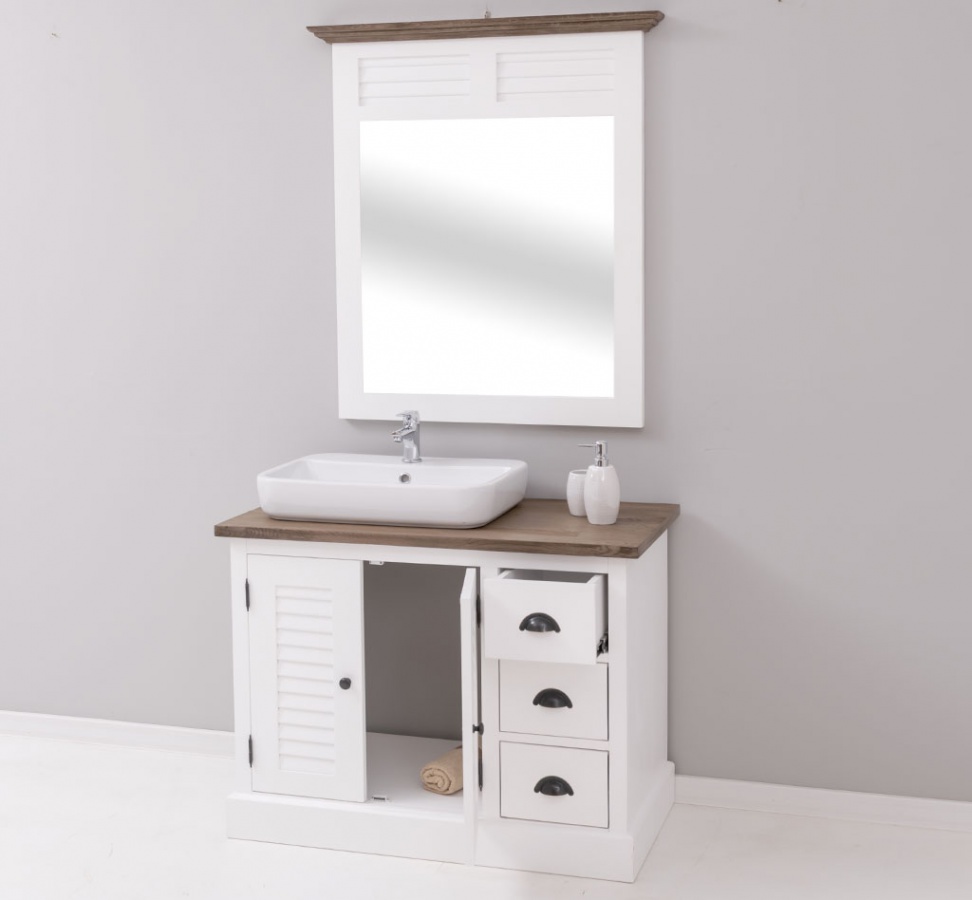 Kúpeľňová skrinka pre umývadlo lisi 668 - biela/hnedá.

 

Kúpeľňová skrinka Vás na prvý pohľad oslní svojim vzhľadom, kde sa mieša moderna s rustikálnym nádychom.

 

Povrch skrinky je ošetrený farebným náterom v odtieni P004.

 

Umývadlo, batéria či kovový výpust nie sú súčasťou a je potrebné ich zakúpiť samostatne.

 

Rozmery kúpeľňovej skrinky pre umývadlo Lisi 668 sú 100x75x51cm (š, v, h).

 

Pre kompletnú ponuku masívneho nábytku od tohto výrobcu kliknite TU.

 

Farba na fotografii sa môže ľahko líšiť oproti reálnemu výrobku. Príčinou môže byť zobrazovanie farieb monitora či rôzne nasvietenie výrobkov pri fotení.




Z dôvodu výroby masívneho nábytku na zákazku, sme nútení požadovať od zákazníka zálohu v minimálnej výške 30% z ceny nábytku.