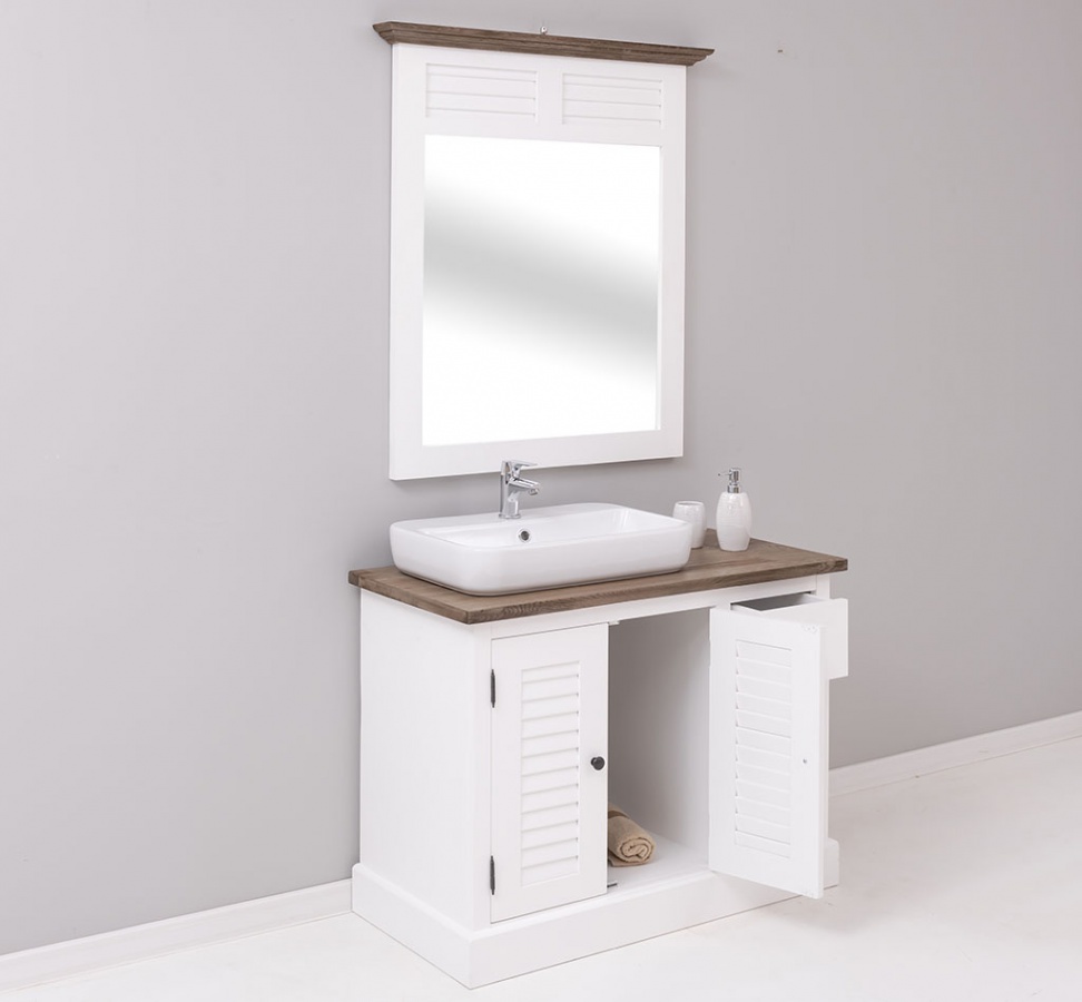 Kúpeľňová skrinka pre umývadlo lisi 668 - biela/hnedá.

 

Kúpeľňová skrinka Vás na prvý pohľad oslní svojim vzhľadom, kde sa mieša moderna s rustikálnym nádychom.

 

Povrch skrinky je ošetrený farebným náterom v odtieni P004.

 

Umývadlo, batéria či kovový výpust nie sú súčasťou a je potrebné ich zakúpiť samostatne.

 

Rozmery kúpeľňovej skrinky pre umývadlo Lisi 668 sú 100x75x51cm (š, v, h).

 

Pre kompletnú ponuku masívneho nábytku od tohto výrobcu kliknite TU.

 

Farba na fotografii sa môže ľahko líšiť oproti reálnemu výrobku. Príčinou môže byť zobrazovanie farieb monitora či rôzne nasvietenie výrobkov pri fotení.




Z dôvodu výroby masívneho nábytku na zákazku, sme nútení požadovať od zákazníka zálohu v minimálnej výške 30% z ceny nábytku.