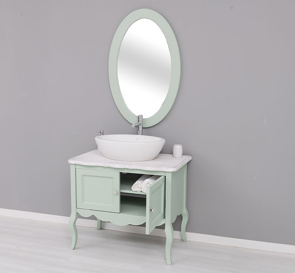 Malá kúpeľňová zostava lady 711 - zelená/biela.

 

Hoci moderný design domova patrí medzi najvyhľadávanejšie, tak to neznamená, že by bol rustikálny štýl nábytku utláčaný.

 

Kúpeľňová skrinka Lady Vás hneď na prvý pohľad zaujme svojim vzhľadom.

 

Oválne kúpeľňové zrkadlo svojim minimalistickým vzhľadom doťahuje zostavu k dokonalosti.

 

Milovníkov farebného nábytku poteší kombinácia mentolovej farby so svetlým dekórom dreva.

 

Povrch skrinky je ošetrený farebným náterom v odtieni P092.

 

Umývadlo, batéria či kovový výpust nie sú súčasťou a je potrebné ich zakúpiť samostatne.

 

Malá kúpeľňová zostava sa skladá z týchto prvkov:


	Kúpeľňová skrinka pre umývadlo Lady 711 - 90x75x54cm (š, v, h)
	Oválne kúpeľňové zrkadlo Lady 575 - 65x100x3cm (š, v, h)


 

Pre kompletnú ponuku masívneho nábytku od tohto výrobcu kliknite TU.

 

Farba na fotografii sa môže ľahko líšiť oproti reálnemu výrobku. Príčinou môže byť zobrazovanie farieb monitora či rôzne nasvietenie výrobkov pri fotení.




Z dôvodu výroby masívneho nábytku na zákazku, sme nútení požadovať od zákazníka zálohu v minimálnej výške 30% z ceny nábytku.