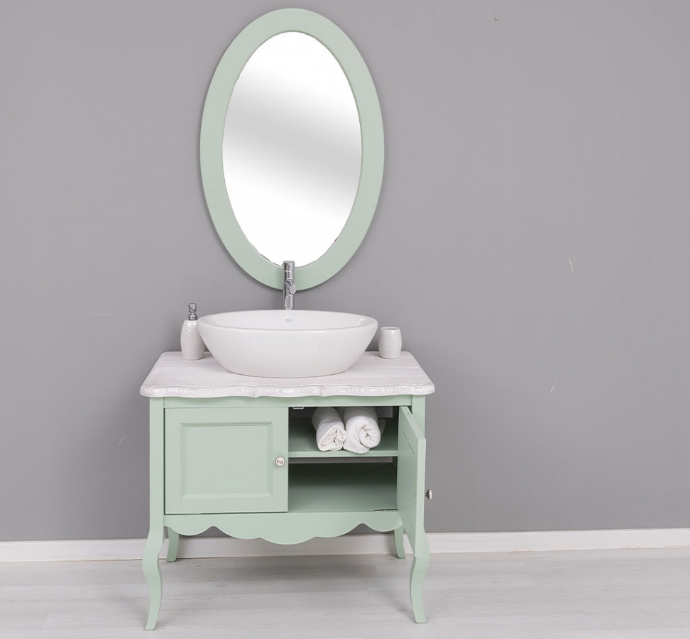 Malá kúpeľňová zostava lady 711 - zelená/biela.

 

Hoci moderný design domova patrí medzi najvyhľadávanejšie, tak to neznamená, že by bol rustikálny štýl nábytku utláčaný.

 

Kúpeľňová skrinka Lady Vás hneď na prvý pohľad zaujme svojim vzhľadom.

 

Oválne kúpeľňové zrkadlo svojim minimalistickým vzhľadom doťahuje zostavu k dokonalosti.

 

Milovníkov farebného nábytku poteší kombinácia mentolovej farby so svetlým dekórom dreva.

 

Povrch skrinky je ošetrený farebným náterom v odtieni P092.

 

Umývadlo, batéria či kovový výpust nie sú súčasťou a je potrebné ich zakúpiť samostatne.

 

Malá kúpeľňová zostava sa skladá z týchto prvkov:


	Kúpeľňová skrinka pre umývadlo Lady 711 - 90x75x54cm (š, v, h)
	Oválne kúpeľňové zrkadlo Lady 575 - 65x100x3cm (š, v, h)


 

Pre kompletnú ponuku masívneho nábytku od tohto výrobcu kliknite TU.

 

Farba na fotografii sa môže ľahko líšiť oproti reálnemu výrobku. Príčinou môže byť zobrazovanie farieb monitora či rôzne nasvietenie výrobkov pri fotení.




Z dôvodu výroby masívneho nábytku na zákazku, sme nútení požadovať od zákazníka zálohu v minimálnej výške 30% z ceny nábytku.