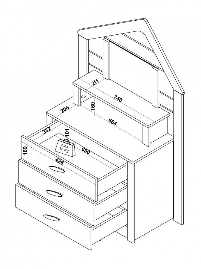 Detská komoda so zrkadlom boom - breza/ružová.

 


Elegantná komoda Boom vypovedá o jedinečnosti série, perlou nie sú len tri veľké šuplíky s mechanizmom pomalého a tichého dovierania, ale aj obohacujú prvky vrátane zrkadla, ktoré vaša princezná určite rada využije na parádenie.

 


Rozmery detskej komody so zrkadlom Boom sú 101x156x43cm (š, v, h).

 


Všetky produkty z kolekcie Boom nájdete nižšie v súvisiacom tovare.